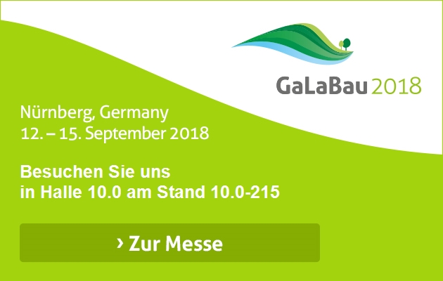 PREMIERE bei der GaLaBau 2018: besuchen Sie uns am Greenbase-Stand!