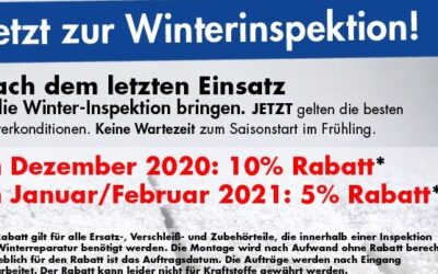 Schon einen Termin für die Winterinspektion?